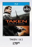 Blu-Ray Taken 1 & 2 (2 Discs)
