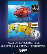 3D Blu-Ray Fascination Coral Reef:Hunters & Hunted + Mysterious (2 Discs)