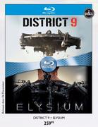 Blu-Ray District 9 + Elysium
