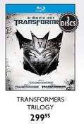 Blu-Ray Transformers Trilogy (3 Discs)