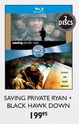 Blu-Ray Saving Private Ryan + Black Hawk Down (2 Discs)