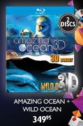 3D Blu-Ray Amazing Ocean + Wild Ocean (2 Discs)