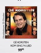 Ge Korsten Kom Sing 'N Lied-Each