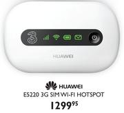 Huawei E5220 3G Sim Wi-Fi Hotspot