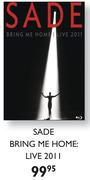 Sade Bring Me Home Live 2011 DVD