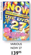 Various Now 27 DVD