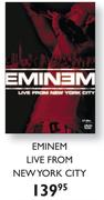 Eminem Live From New York City DVD