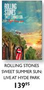 Rolling Stones Sweet Summer Sun Live At Hyde Park DVD