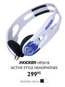 Kicker HP20IB Active Style Headphones