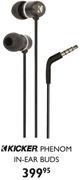 Kicker Phenom In-Ear Buds