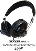 Kicker Classic Style Headphones HP1973