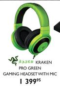 Razer Kraken Pro Green Gaming Headset With MIC