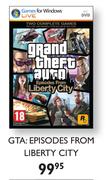 GTA: Episodes From Liberty City