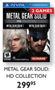 PSVITA Metal Gear Solid:HD Collection