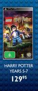 PSP Lego Harry Potter Years 5-7