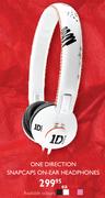 One Direction Snapcaps On-Ear Headphones-Each
