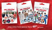 One Direction Badge Pack-Per Pack
