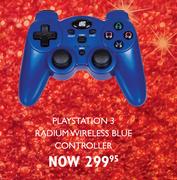 Playstation 3 Radium Wireless Blue Controller