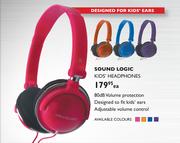 Sound Logic Kids'Headphones Each