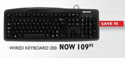 Microsoft Wired Keyboard 200