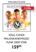 Soul Candi Malankane/Miggs/Funk Deep Star-3 CDs