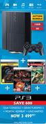 PS3 12GB Console+ Gran Turismo 5+ Mortal Kombat+ Uncharted