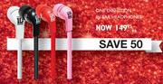One Direction In-Ear Headphones-Each
