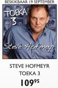 Steve Hofmeyr Toeka 3 CD