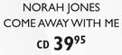 Norah Jones Come Away With Me CD(2000 And Beyond)