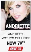 Andriette Wat Rym Met Lifede CD(2000 And Beyond)