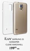 iLuv Samsung S5 Gossamer Clear Hardshell-Each