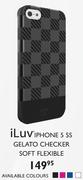 iLuv iPhone 5 5S Gelato Checker Soft Flexible