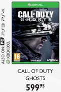 Xbox One Call Of Duty Ghosts
