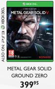 Xbox One Metal Gear Solid Ground Zero