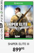Xbox One Sniper Elite III