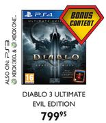 PS4 Diablo 3 Ultimate Evil Edition