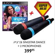 PS3 Singstar Dance + 2 Microphones