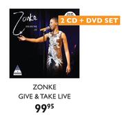 Zonke Give & Take Live CD