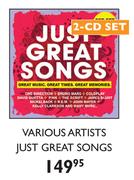 Various Artists Just Great Songs CD