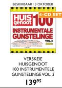 Verskeie Huisgenoot 100 Instrumentele Gunstelinge Vol.3-4's CD Set