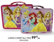 Large Carry All Tins Princesses-Each