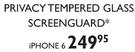 Body Glove Privacy Tempered Glass Screenguard iPhone 6