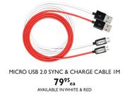 Ahha Micro USB 2.0 Sync & Charge Cable IM-Each