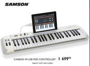 Samson Carbon 49 USB Midi Controller