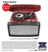 Crosley Collegiate Portable USB Turntable