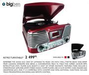 Bigben Retro Turntable