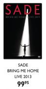 Sade Bring Me Home Live 2013