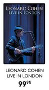 Leonard Cohen Live In London