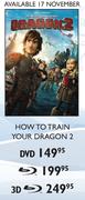 How To Train Your Dragon 2 3D Blu-Ray