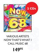 Various Artists Now That's What I Call Music 68-2 CDs